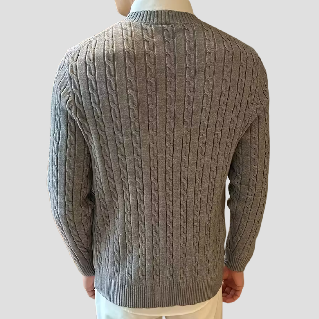 Men’s Classic Textured Knit Pullover