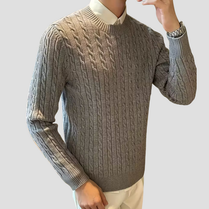 Men’s Classic Textured Knit Pullover