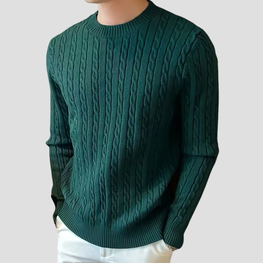 Men’s Classic Textured Knit Pullover