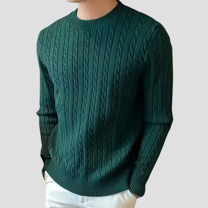 Men’s Classic Textured Knit Pullover