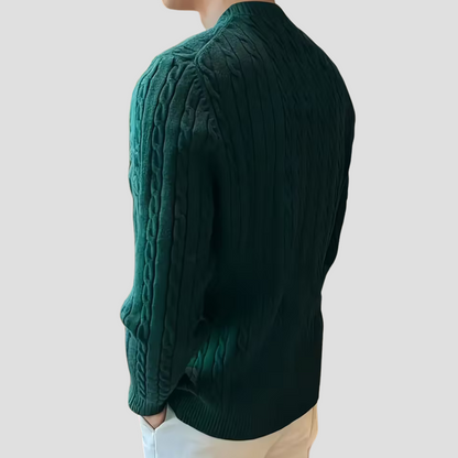Men’s Classic Textured Knit Pullover