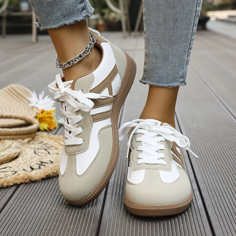 Comfy Women's Sporty Lace Sneakers - BritishElegance