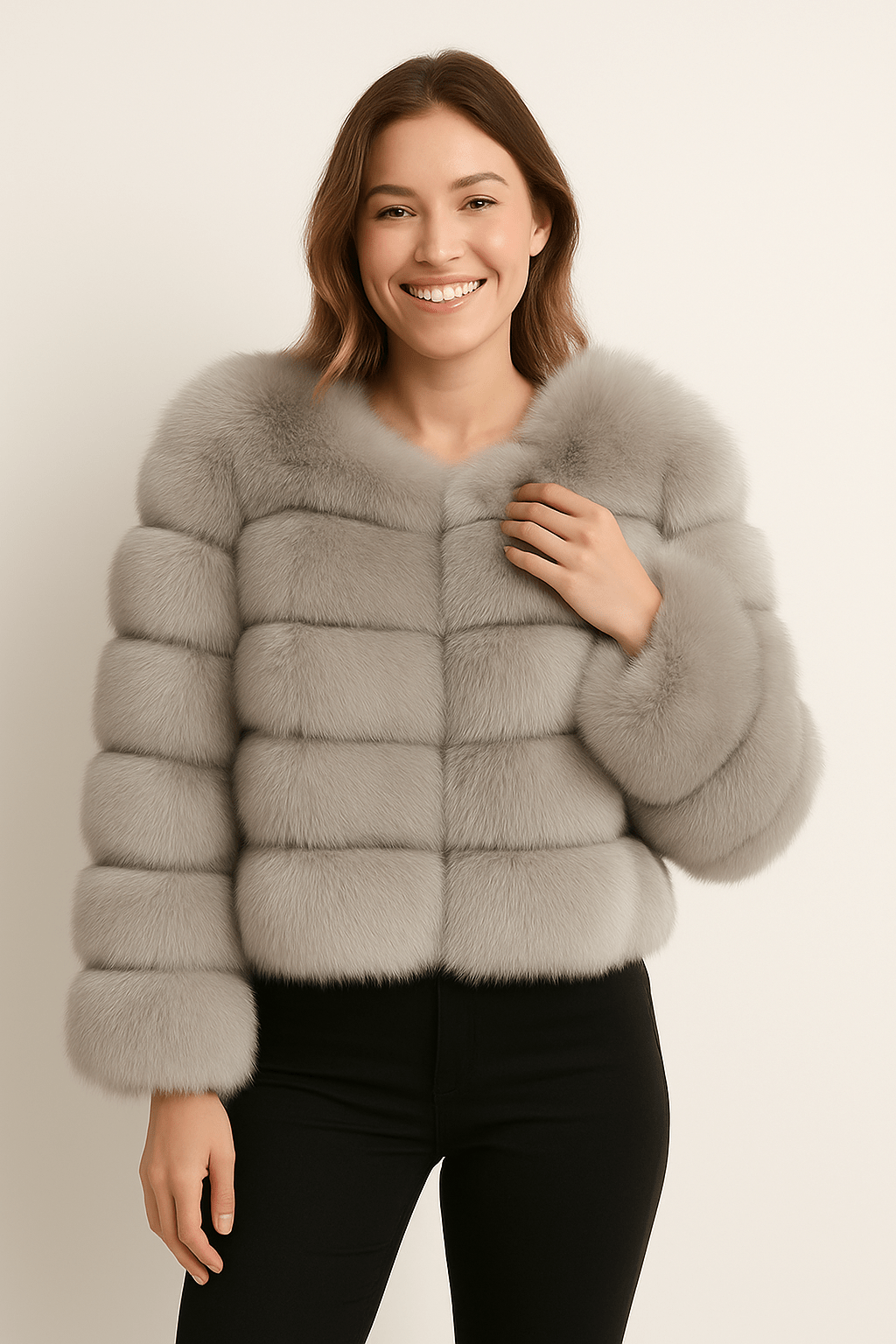 Kirsten | Women's Warm Short Fluffy Winter Jacket
