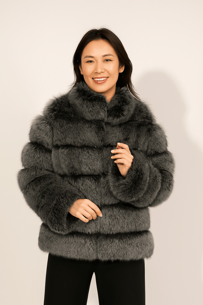 Kirsten | Women's Warm Short Fluffy Winter Jacket