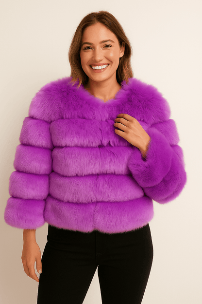 Kirsten | Women's Warm Short Fluffy Winter Jacket