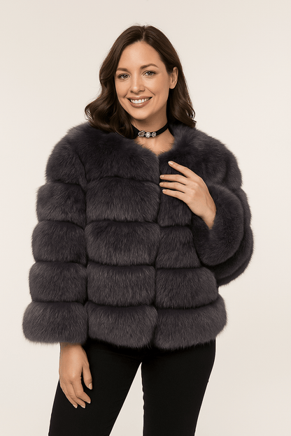 Kirsten | Women's Warm Short Fluffy Winter Jacket
