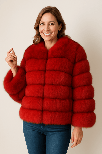 Kirsten | Women's Warm Short Fluffy Winter Jacket