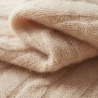 Men’s Textured Buttoned Crew Neck Sweater