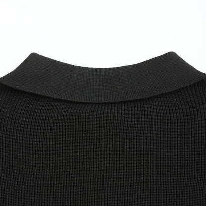 Knit Blend Jumper - Half Zip Collar and Breathable Warmth