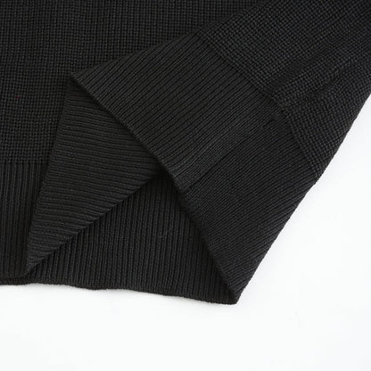 Knit Blend Jumper - Half Zip Collar and Breathable Warmth