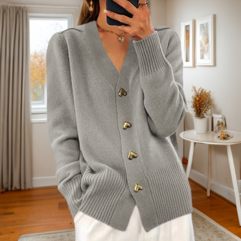 Knit Cardigan – Soft Knit Blend Drape & Breathable Coverage