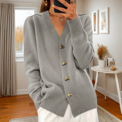 Knit Cardigan – Soft Knit Blend Drape & Breathable Coverage