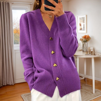 Knit Cardigan – Soft Knit Blend Drape & Breathable Coverage