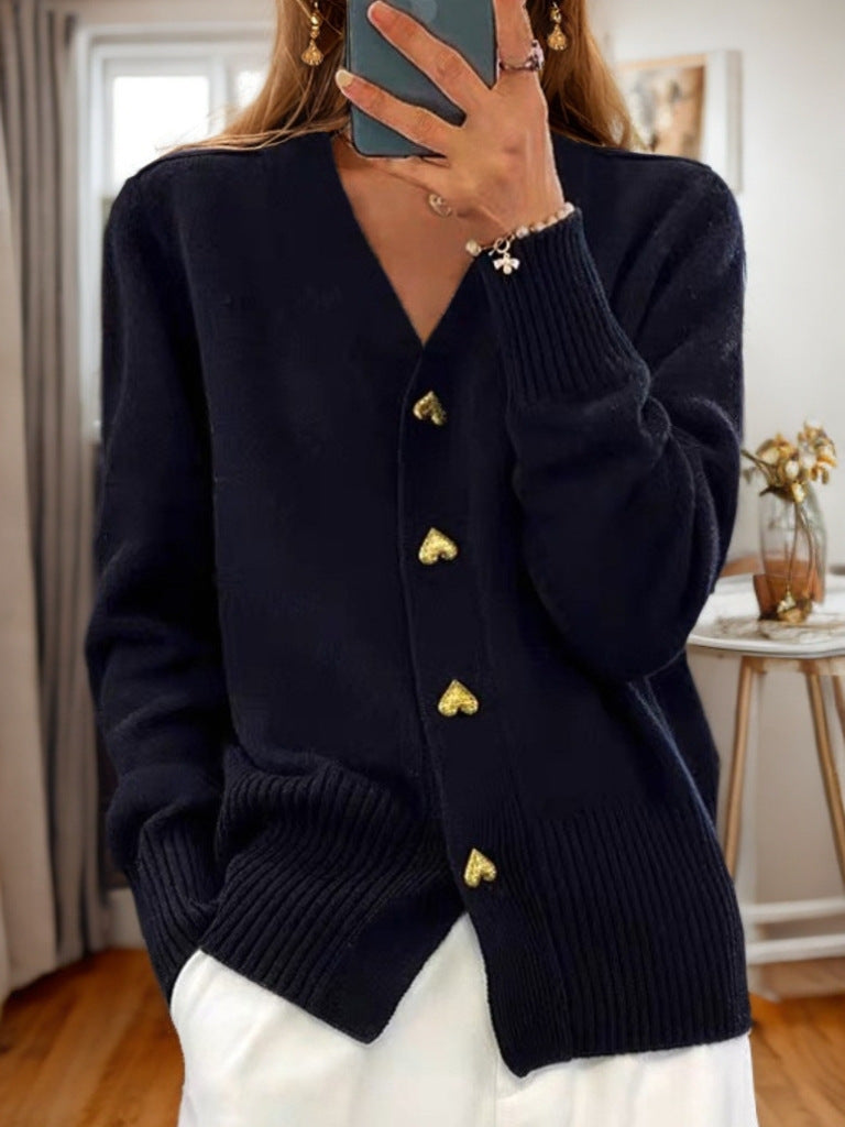 Knit Cardigan – Soft Knit Blend Drape & Breathable Coverage