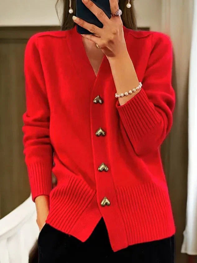 Knit Cardigan – Soft Knit Blend Drape & Breathable Coverage