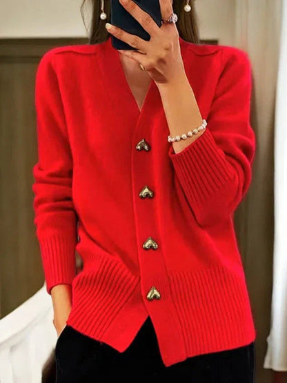 Knit Cardigan – Soft Knit Blend Drape & Breathable Coverage