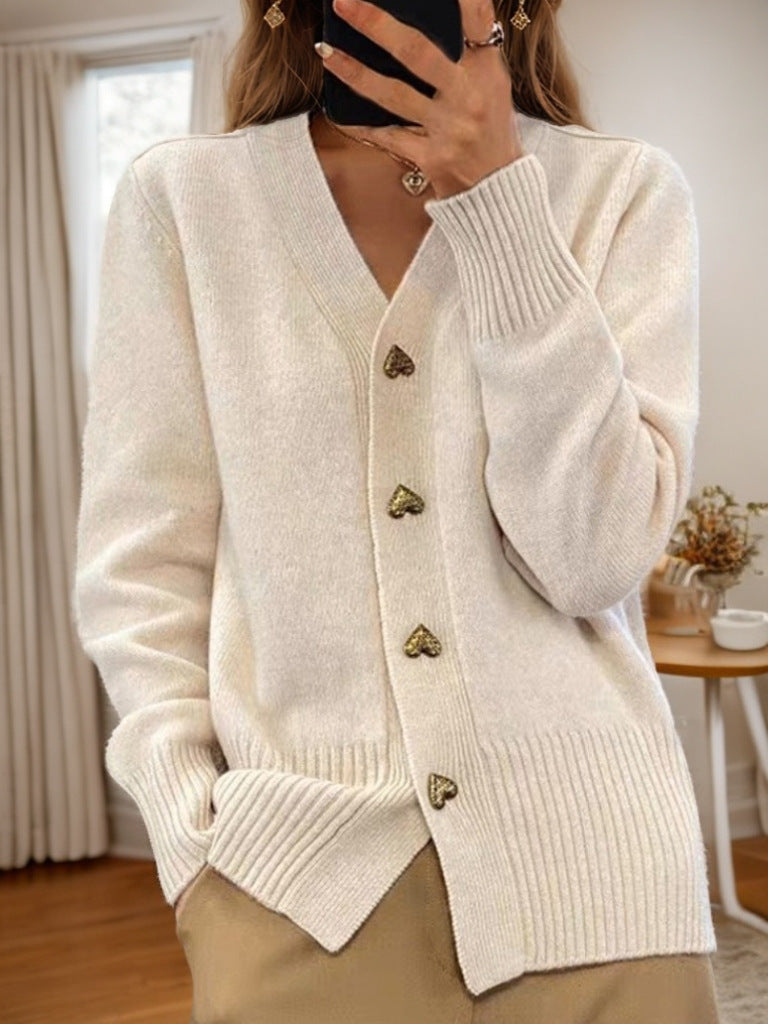 Knit Cardigan – Soft Knit Blend Drape & Breathable Coverage