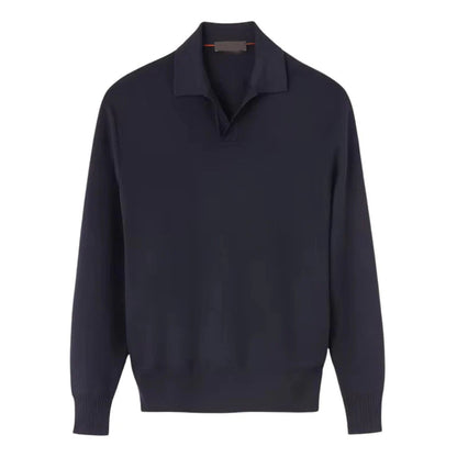 Knit Polo Shirt - Relaxed Fit & Easy Full Arm Movement