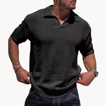 Knit Polo - Soft Blend Knit And Breathable Moisture Control