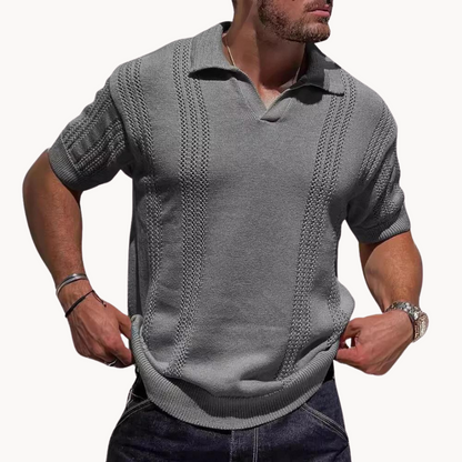 Knit Polo - Soft Blend Knit And Breathable Moisture Control