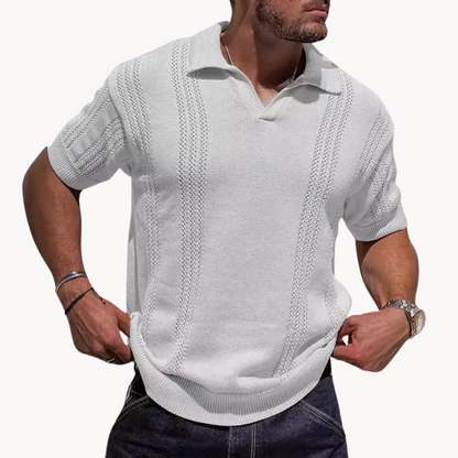 Knit Polo - Soft Blend Knit And Breathable Moisture Control