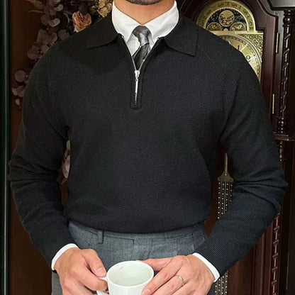Knit Pullover - Blend Knit Construction And Steady Warmth
