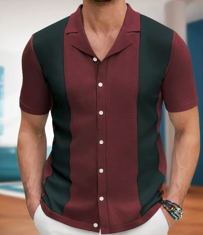 Knit Shirt - Fine Knit Texture & Breathable Easy Movement