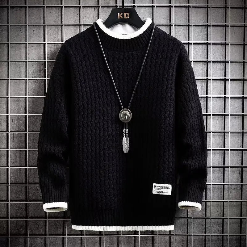 Knit Sweater - Chunky Knit Blend And Gentle Movement