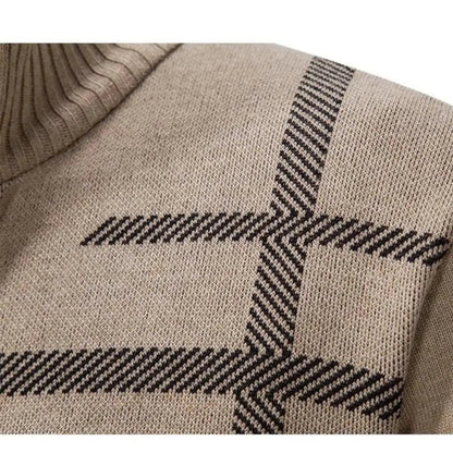 Knit Sweater - Full Zip Front & Soft Yarn Blend Warmth