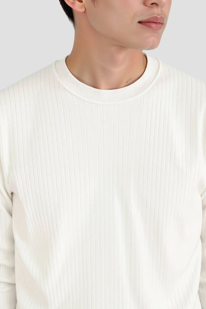 Knit Sweater – Ribbed Long Sleeve & Steady Warmth And Shape