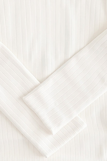 Knit Sweater – Ribbed Long Sleeve & Steady Warmth And Shape