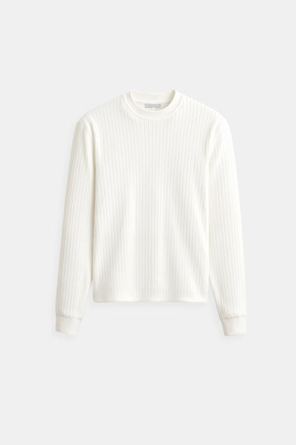 Knit Sweater – Ribbed Long Sleeve & Steady Warmth And Shape