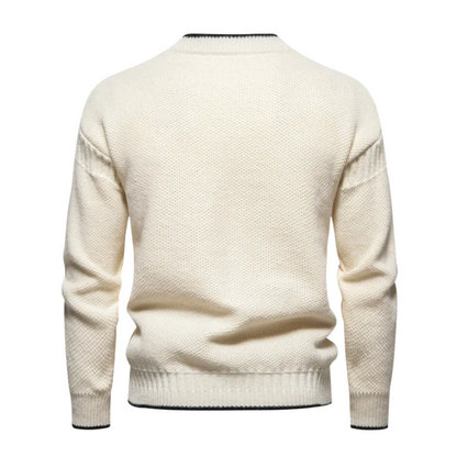 Knit Sweater - Soft Blend Fabric And Even Warmth Retains