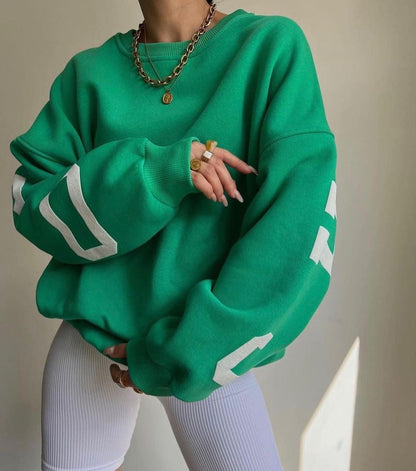 Knit Sweater - Soft Blend Oversized Cut And Easy Layering