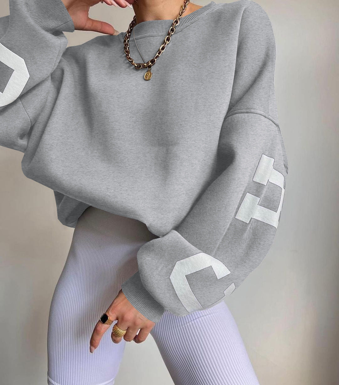 Knit Sweater - Soft Blend Oversized Cut And Easy Layering