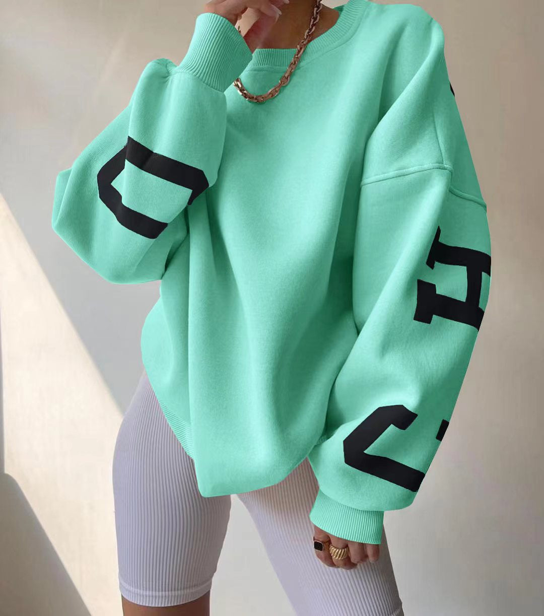 Knit Sweater - Soft Blend Oversized Cut And Easy Layering