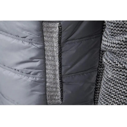 Knit Sweater - Zip Front And Ribbed Trim For Easy Wear