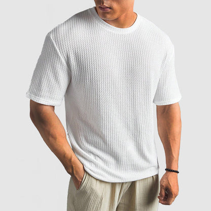 Knit T Shirt - Structured Knit & Breathable Shape Retention