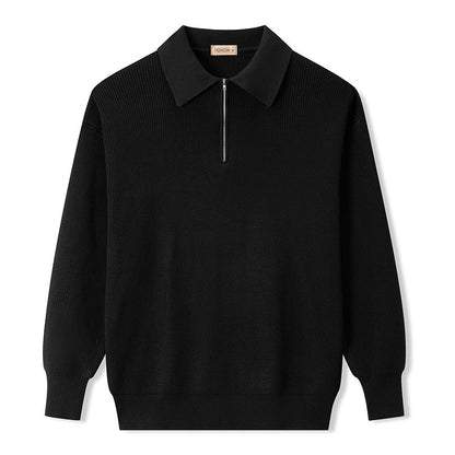 Men’s Casual Half Zip Knit Sweater