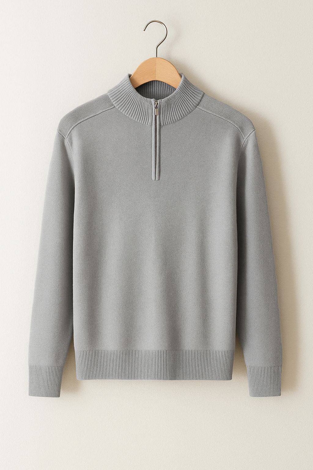 Men’s Cashmere Semi High Neck Sweater
