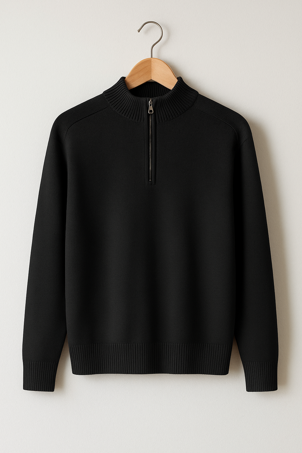 Men’s Cashmere Semi High Neck Sweater