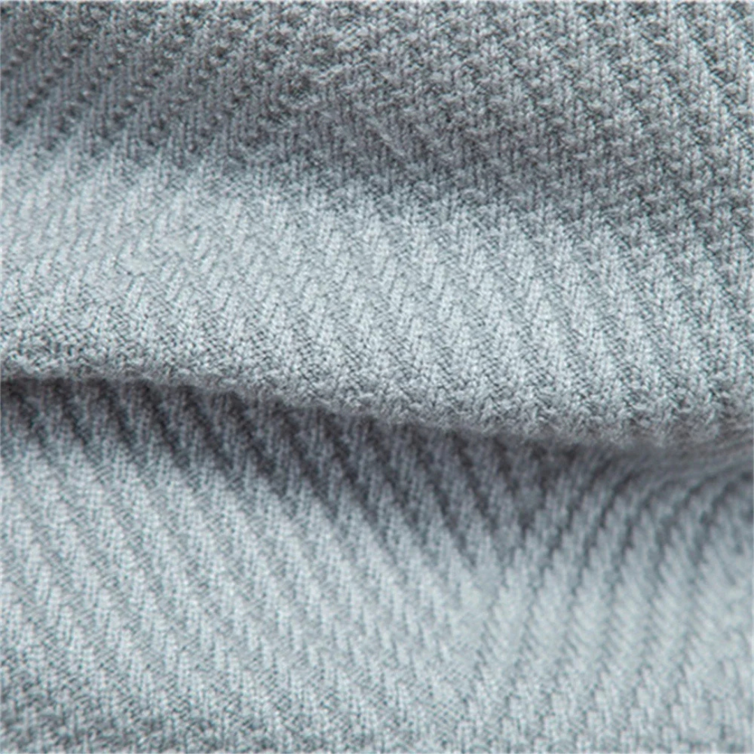 Knit Sweater - Polyester Blend Textured And Warm Airflow