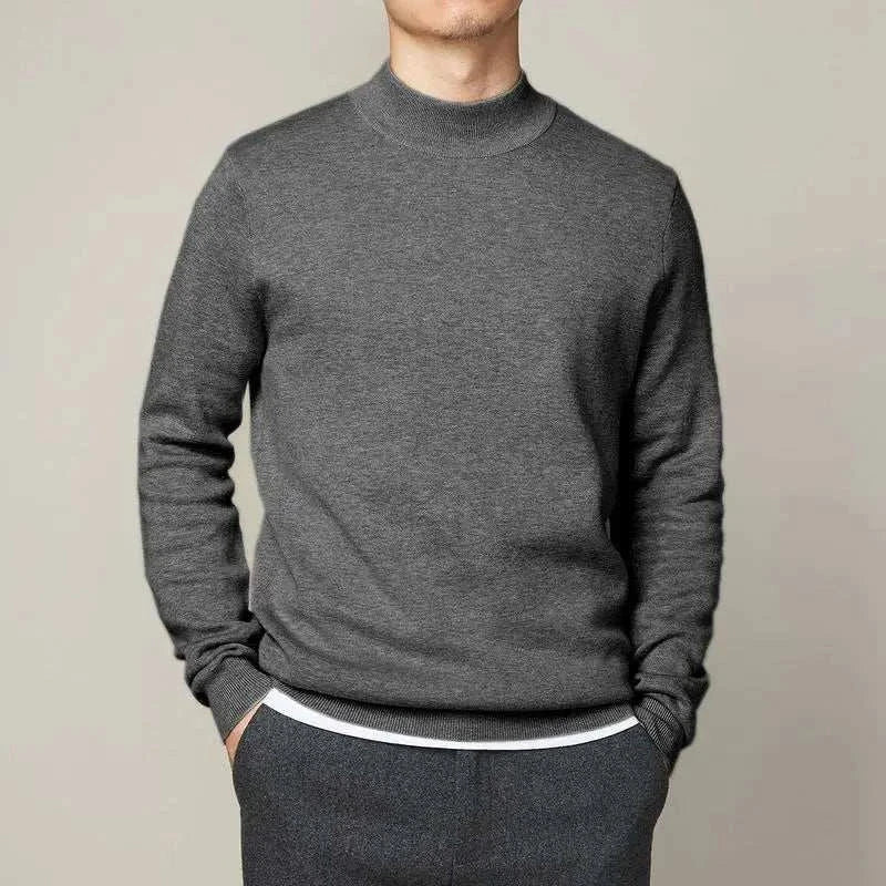 Men’s Slim Turtleneck Knit Sweater