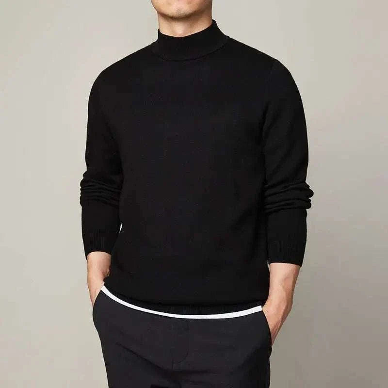 Men’s Slim Turtleneck Knit Sweater