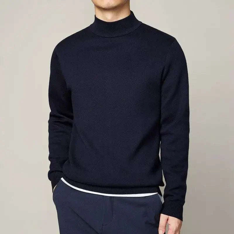 Men’s Slim Turtleneck Knit Sweater