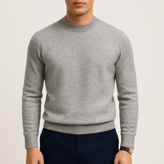 Men’s Classic Mock-Neck Sweater
