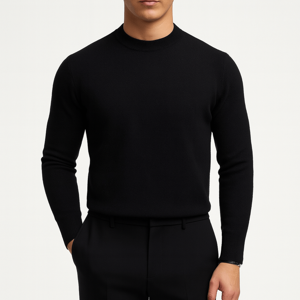 Men’s Classic Mock-Neck Sweater