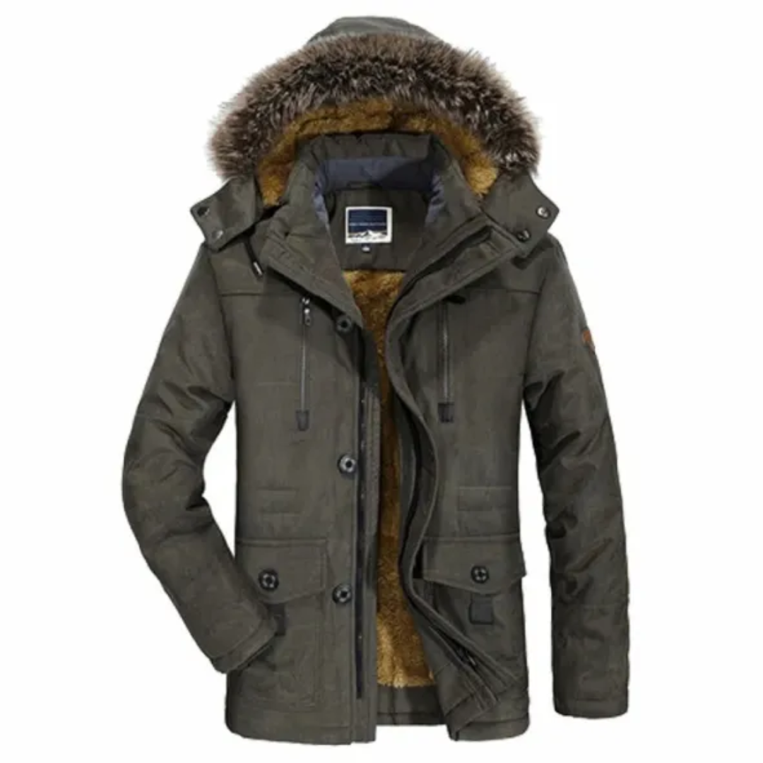 Koen | Hooded Winter Parka for Men – Durable and Windproof Design