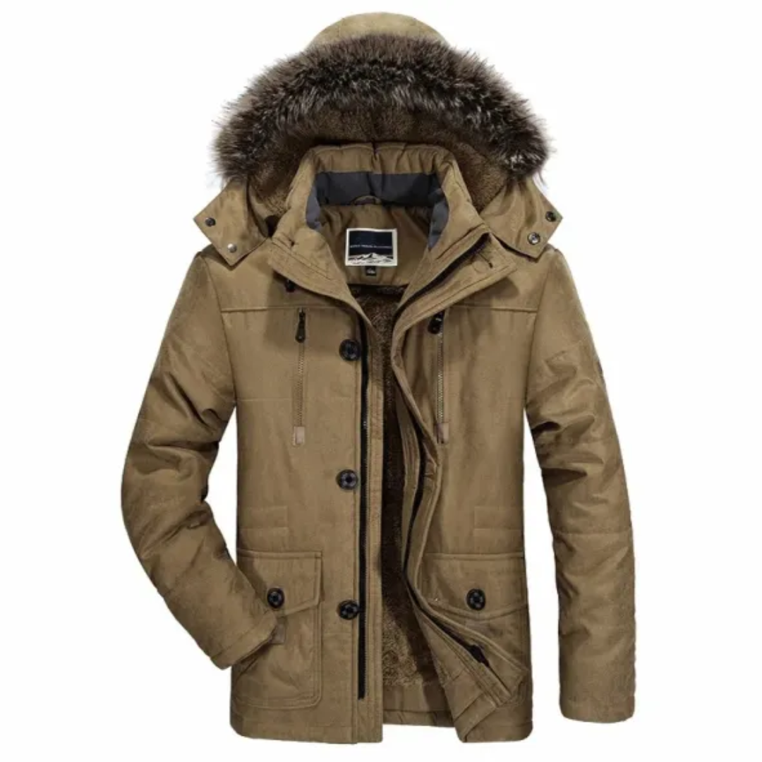 Koen | Hooded Winter Parka for Men – Durable and Windproof Design