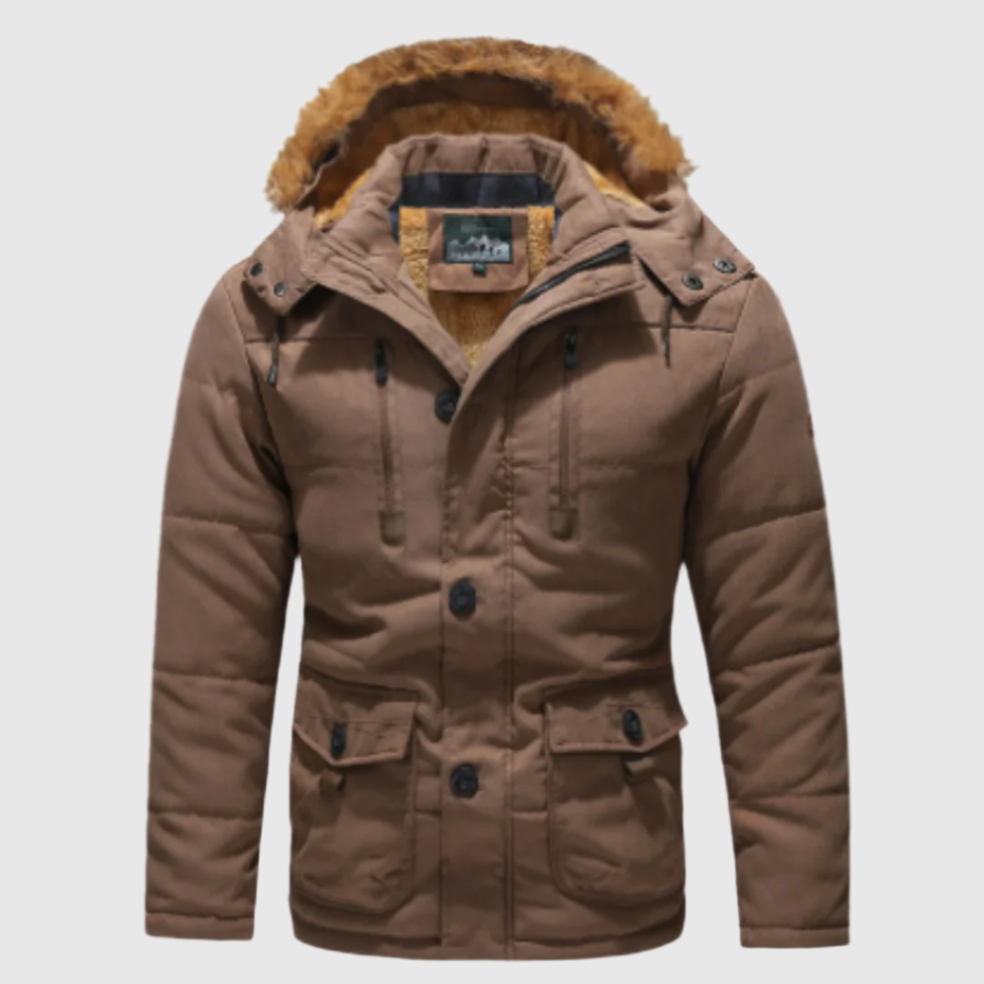 Koen | Hooded Winter Parka for Men – Durable and Windproof Design